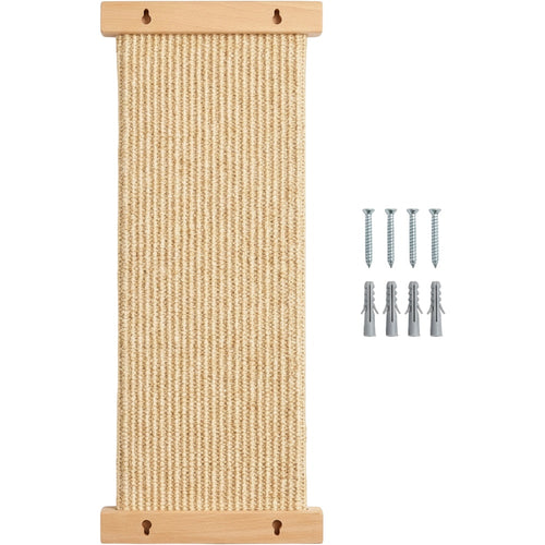 Fxryn Wall Mount Sisal Cat Scratch Panel Beech Natural 70 cm - Product view